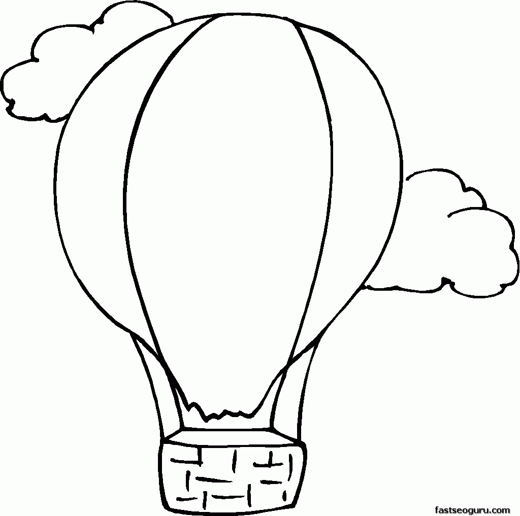 pages. color the balloons coloring page. hot air balloon coloring ...