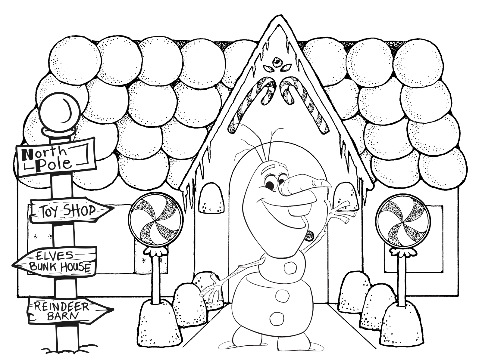 Free Printable Gingerbread House Coloring Pages Nice - Coloring pages