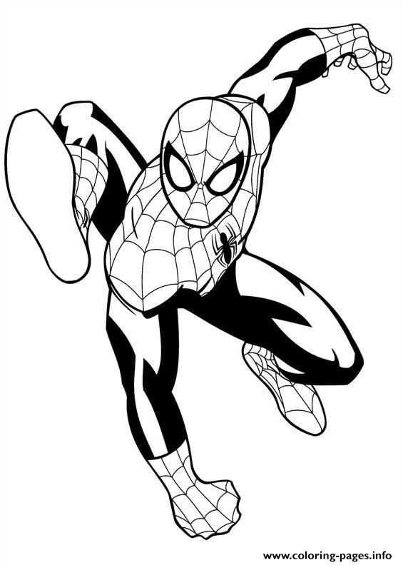 Ultimate Spiderman 4 Coloring Pages Printable