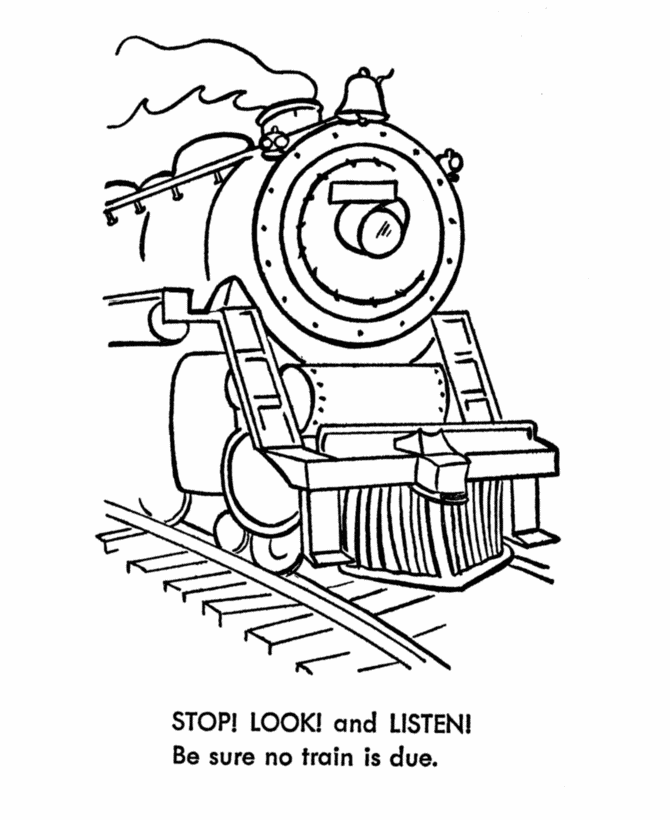 railroads Colouring Pages (page 2)