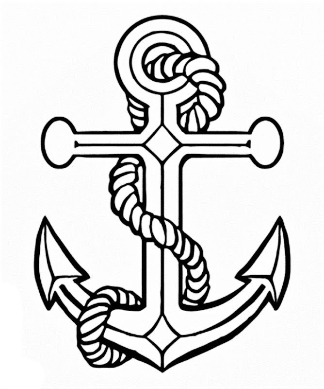 Images of a Anchor coloring pages | Coloring Pages