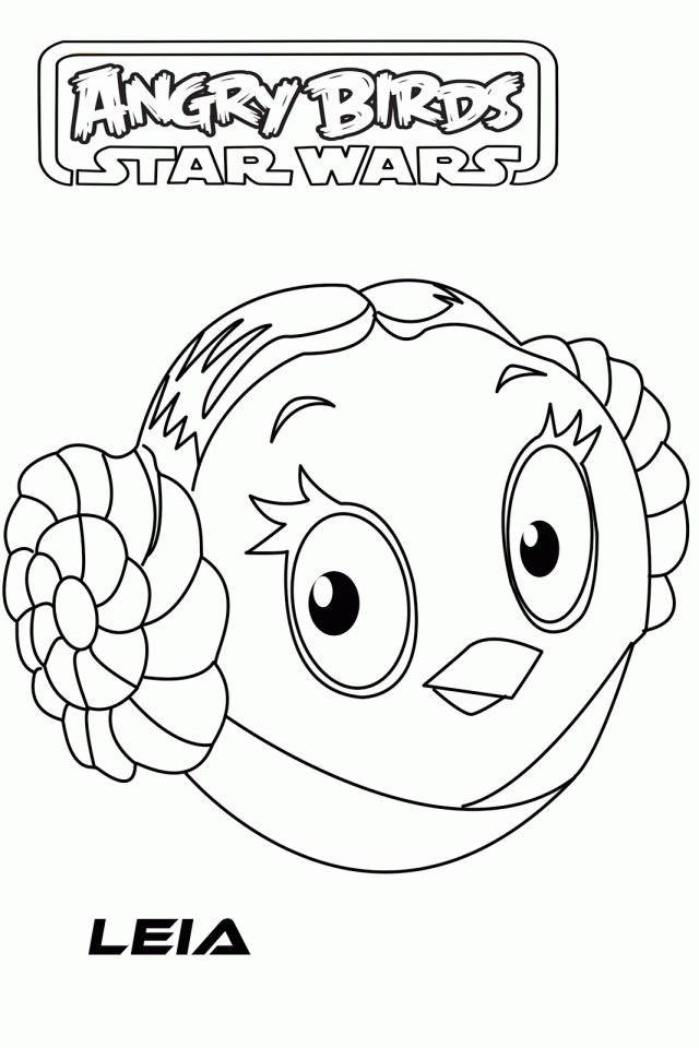 Angry Birds Star Wars Coloring Pages Online 640×960 #4058 Disney