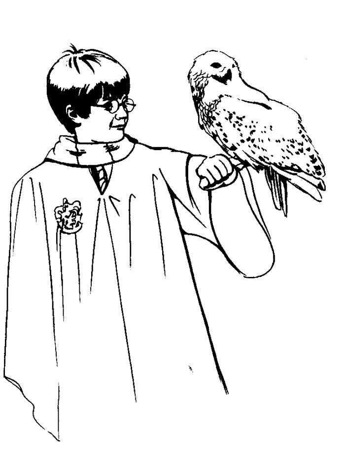 God Father Of Harry Potter Coloring Pages - Harry Potter Coloring