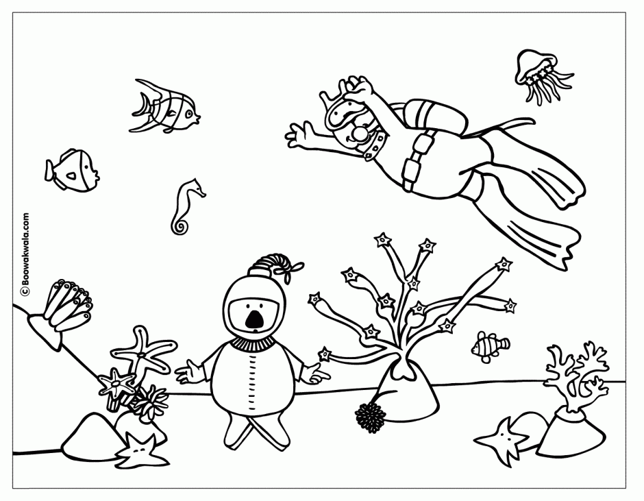Sea Life Sea Life Coloring Pages Printable Coloring Book Ideas