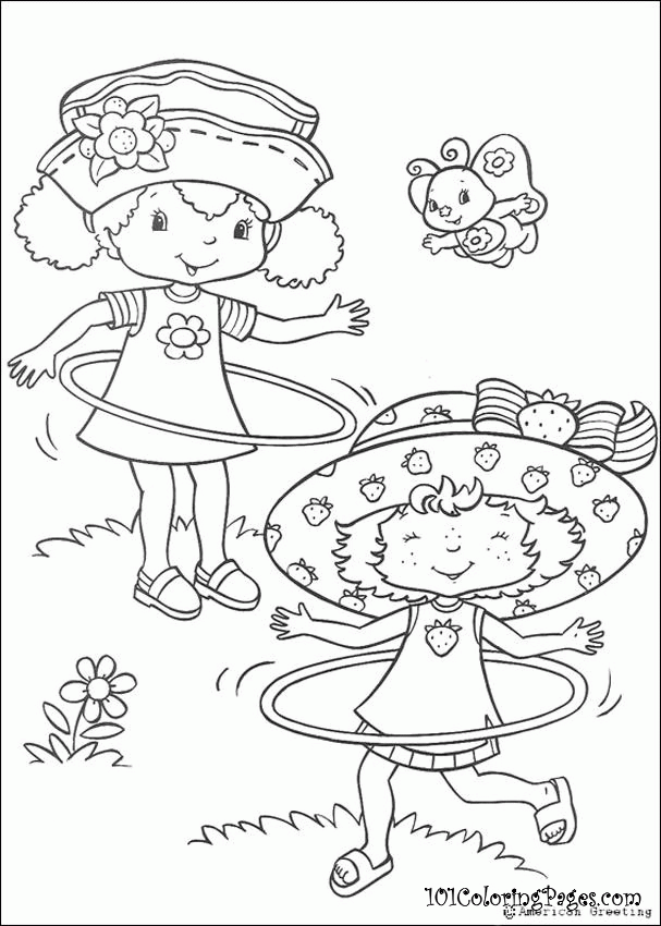 Strawberry Shortcake Coloring Pages 