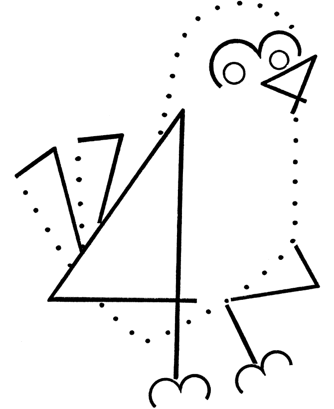Number Dots Coloring Activity Pages | Number Bird connect the dots