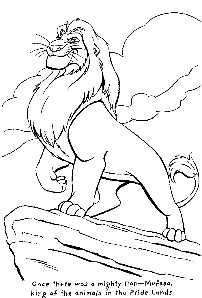 All Lion King Characters Coloring Page | Kids Coloring Page