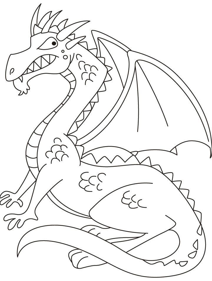 wings of fire dragons Colouring Pages (page 3)