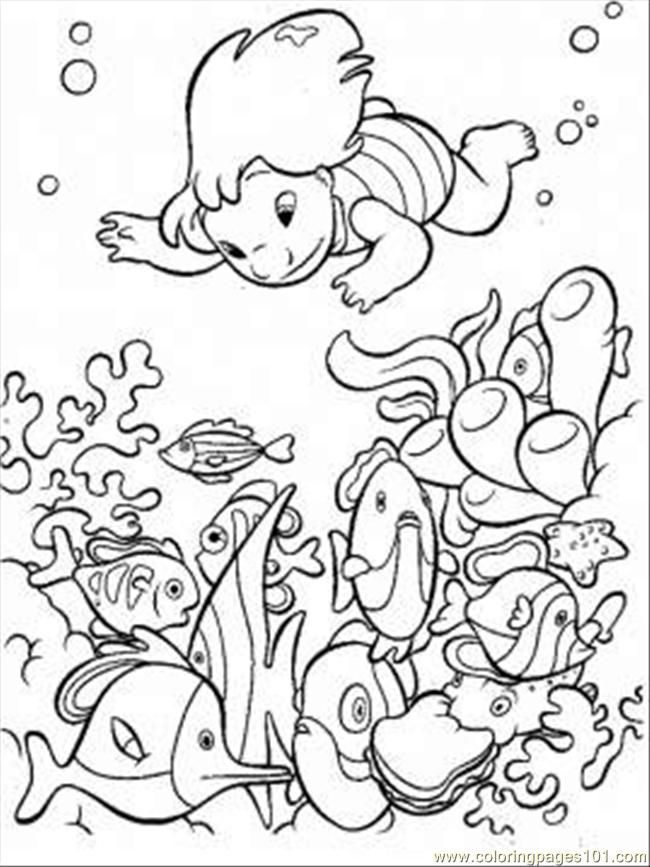 Coloring Pages Under The Sea Coloring Page (Natural World > Seas