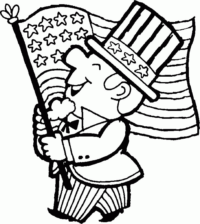 4th Of July Printable Coloring Pages | download free printable