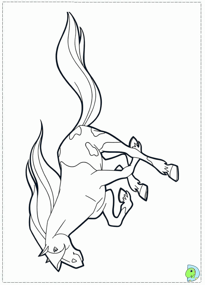 Horseland Coloring page