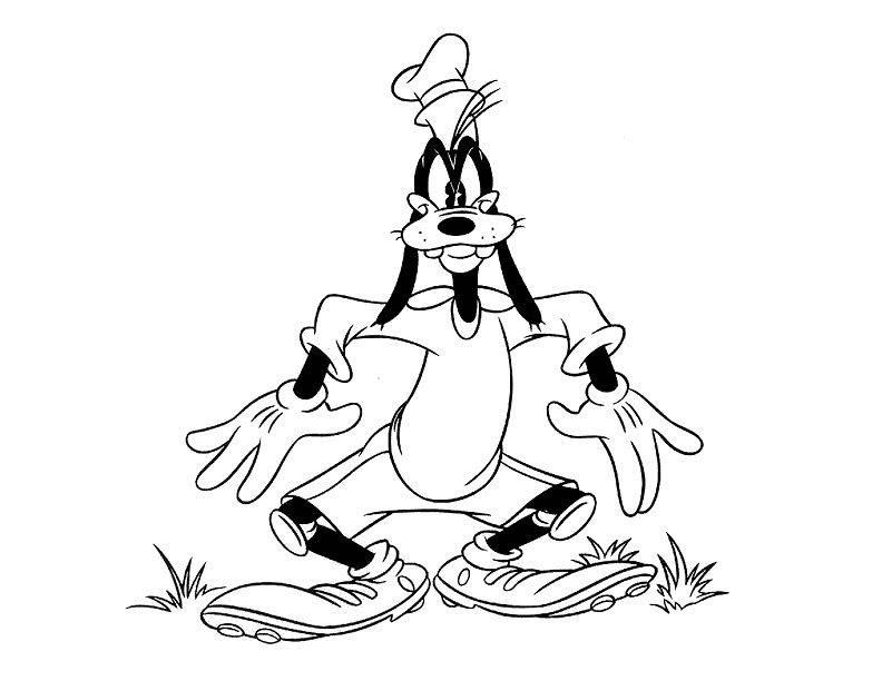 Kids Under 7: Goofy Coloring Pages