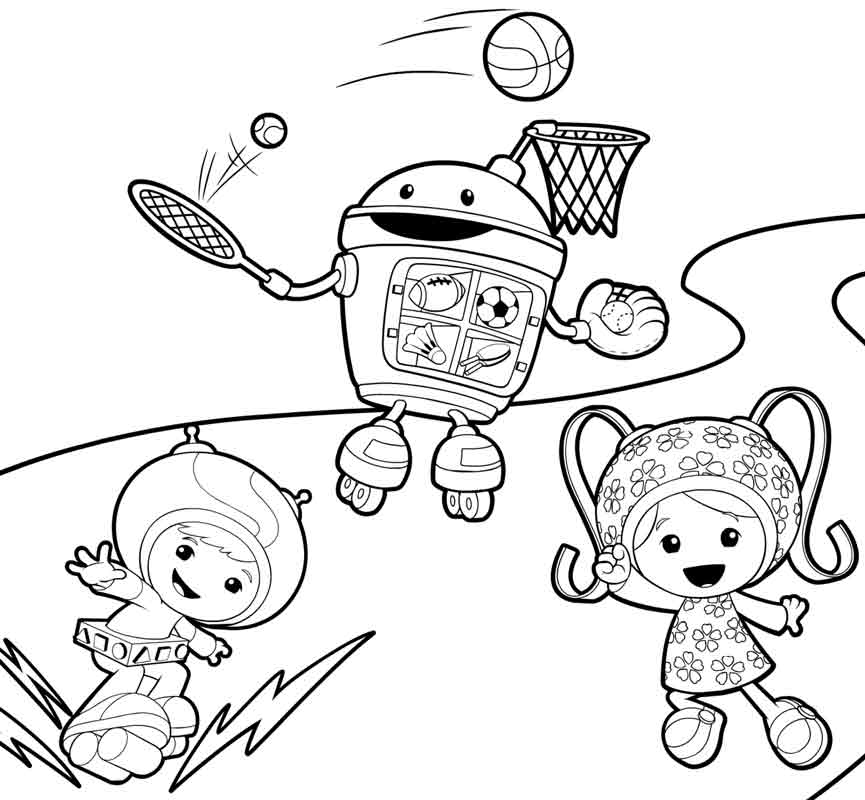 Team Umizoomi Coloring Pages Printable 3 | Free Printable Coloring