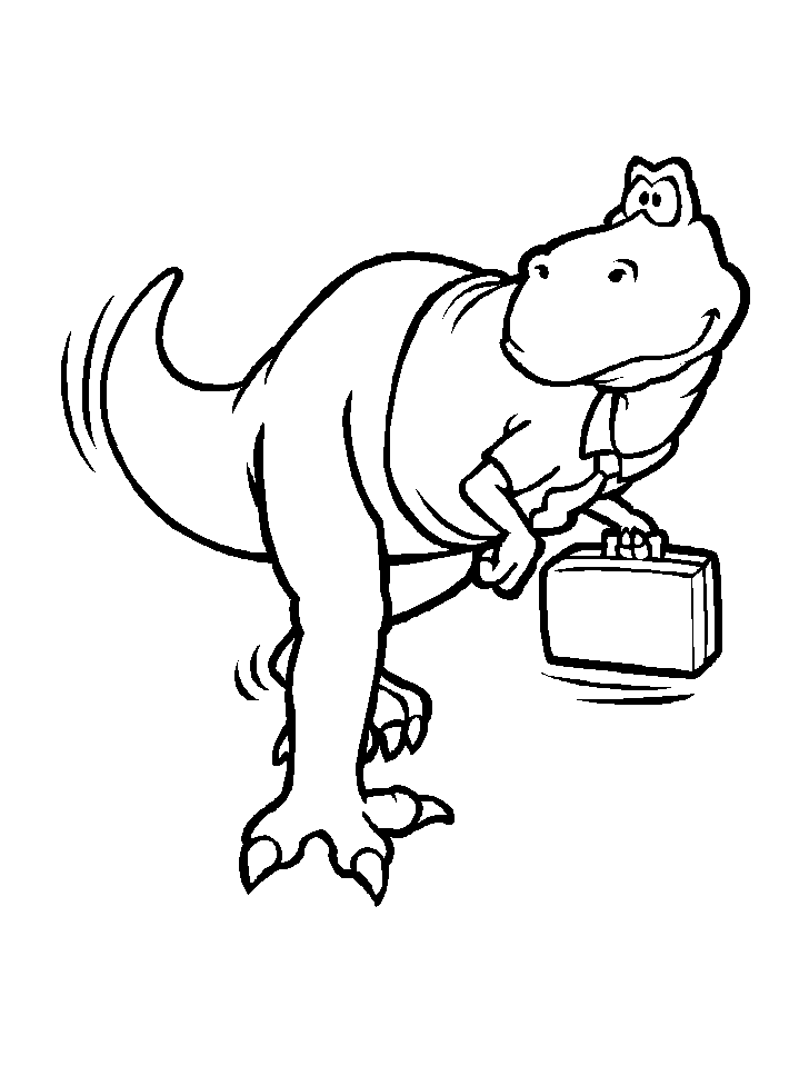 Printable Dinosaur Dino1 Animals Coloring Pages 