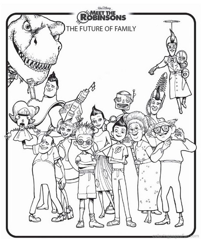 Meet the Robinsons | Free Printable Coloring Pages