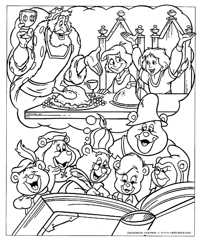Gummi Bears coloring pages 6 / Gummi Bears / Kids printables