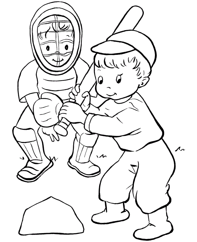 Baseball Coloring Pages (25) - Coloring Kids