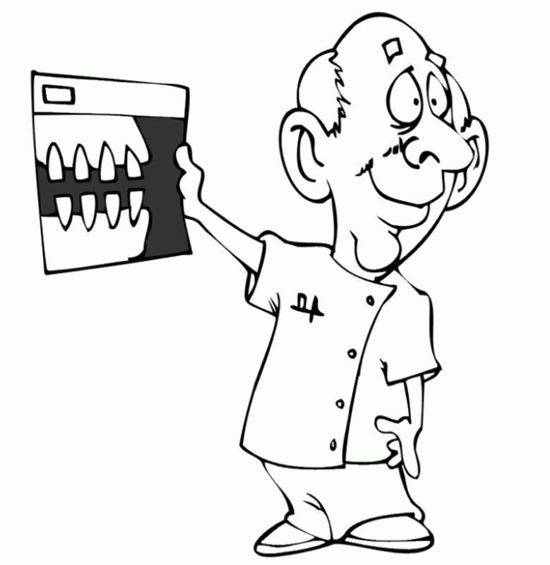 Doctor Day : Printable Dental Coloring Sheets, Personalized Dental
