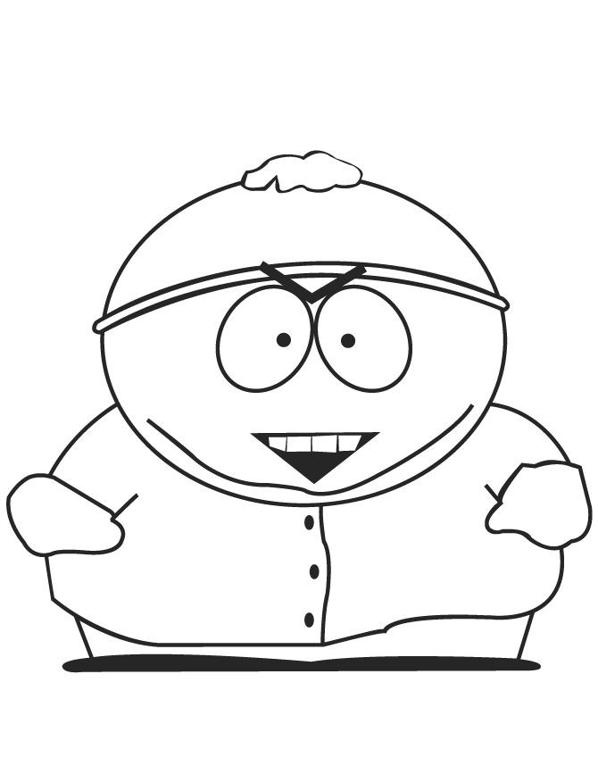 Free Printable South Park Coloring Pages | H & M Coloring Pages