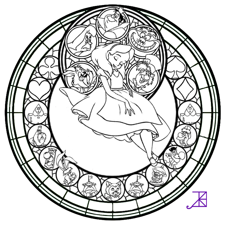 Jack Frost Stained Glass Coloring Page by Akili-Amethyst on deviantART