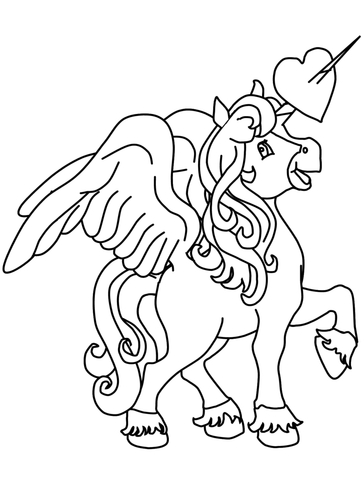 Pegasus Coloring Pages | Fantasy Coloring Pages