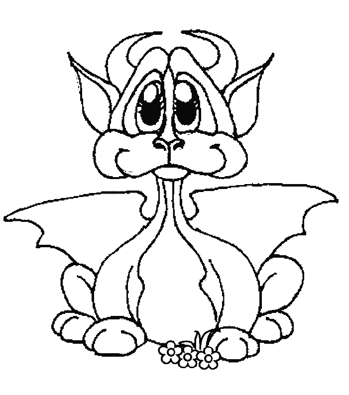 Dragon-coloring-pages-4 | Free Coloring Page Site