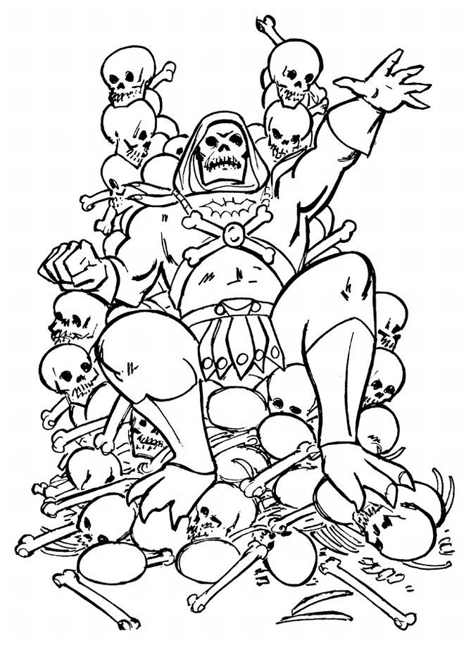 He-man coloring page | Coloring Book