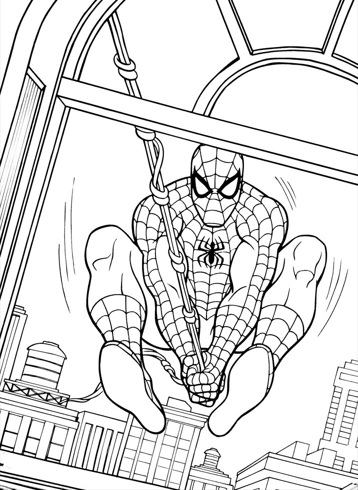 Spiderman coloring pages 109 | Free coloring pages for kids