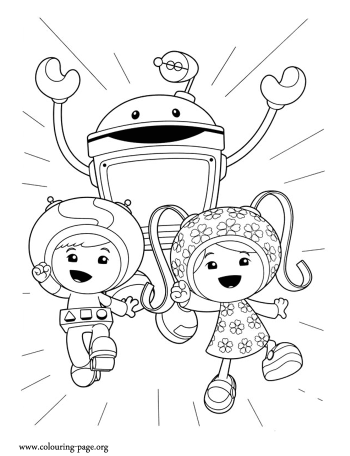Team Umizoomi - Team Umizoomi coloring page