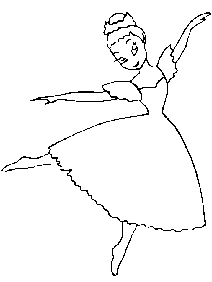 Ballerina Coloring Pages Free 401 | Free Printable Coloring Pages