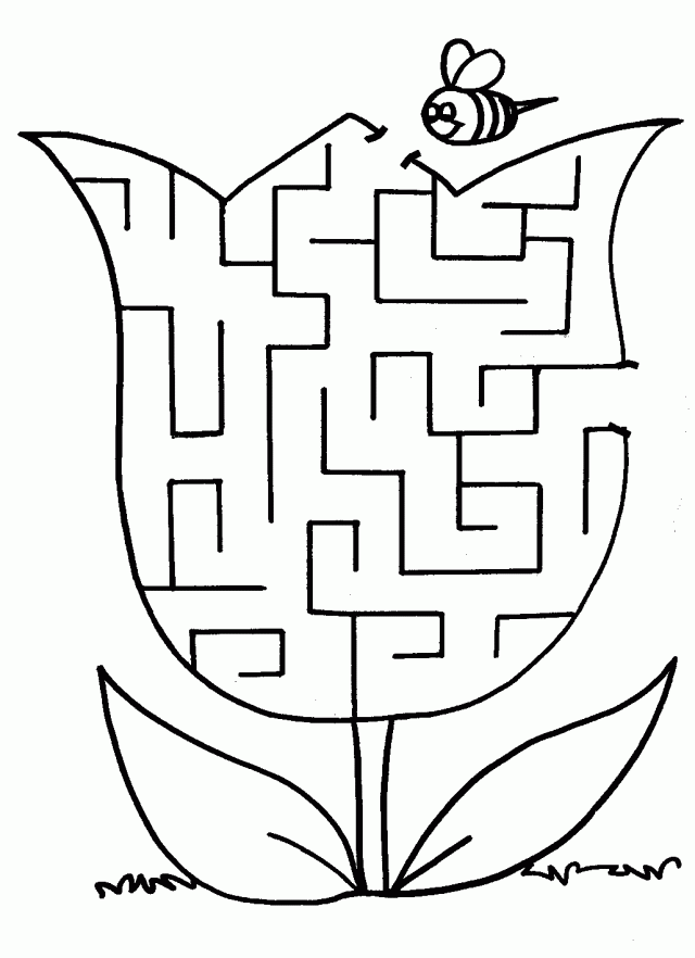 Simple Tulip Coloring Page Image WallpapersImage Wallpapers 245189