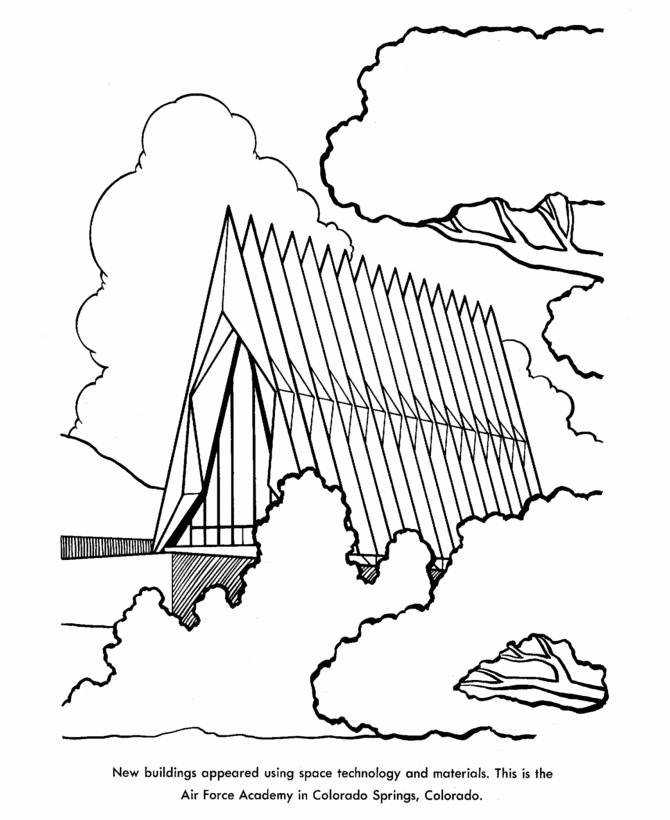 Veterans Day Coloring Pages - US Air Force Academy Veterans