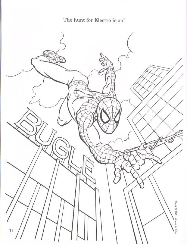 the amazing spiderman Coloring Pages For Kids | Coloring Pages
