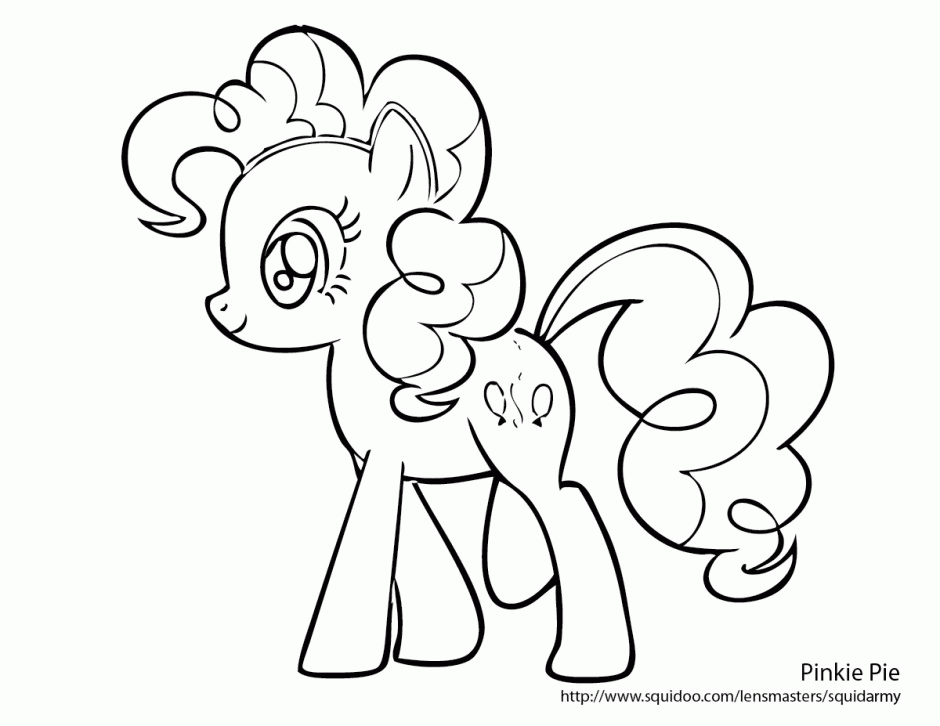 Pinkie Pie Coloring Pages ClipArt Best 227831 My Little Pony