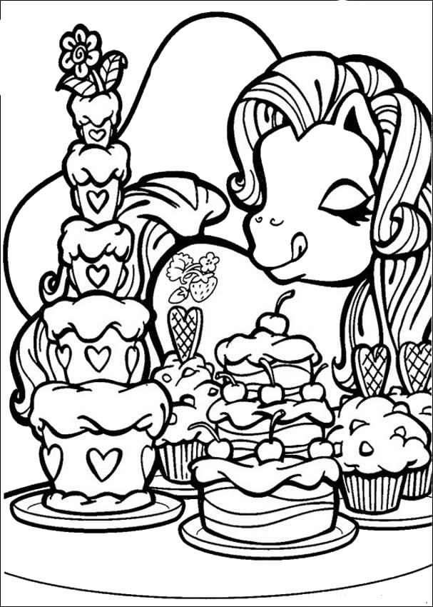 Pin Pin Kids Coloring Page Precious Moments Happy Birthday Party