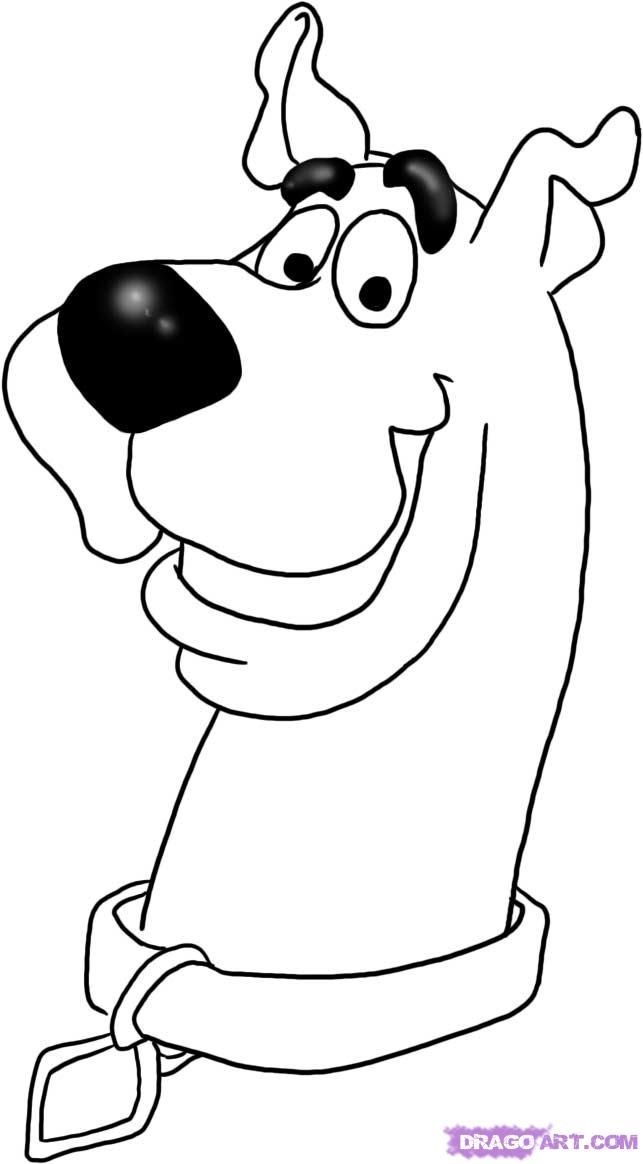 Easy to Draw Scooby Doo Head, Step by Step, Cartoon Network