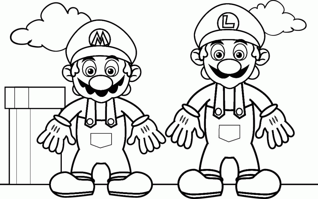 Super Mario Coloring Pages - Free Coloring Pages For KidsFree