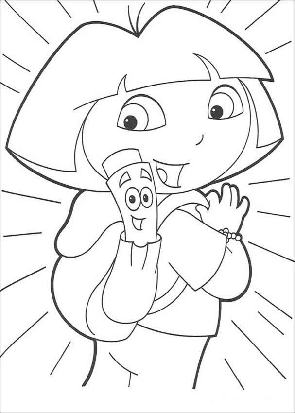 Dora Coloring Pages _ Dora123.COM _ Games,Coloring Pages,