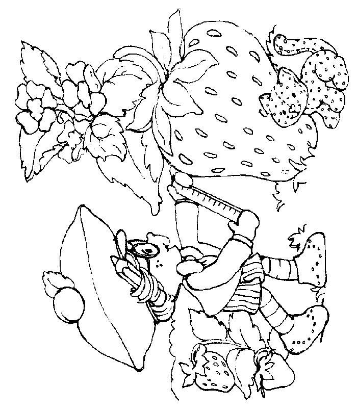 Strawberry Shortcake | download free printable coloring pages