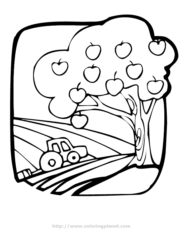farm printable coloring in pages for kids - number 1278 online