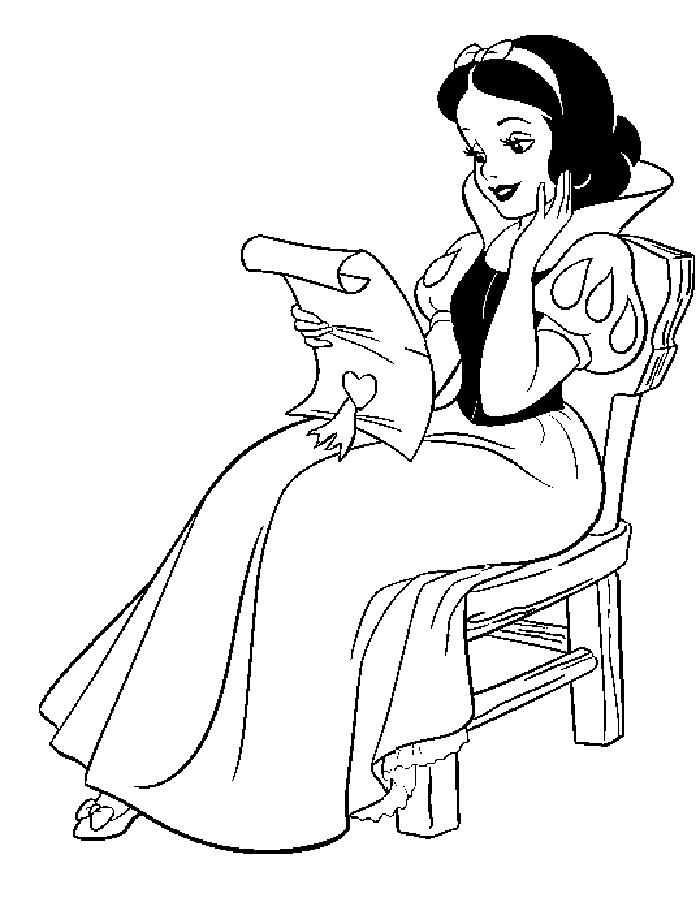 Snow White Coloring Pages To Print