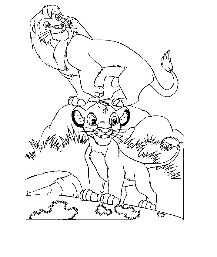 Coloring Page - The lion king coloring pages 106