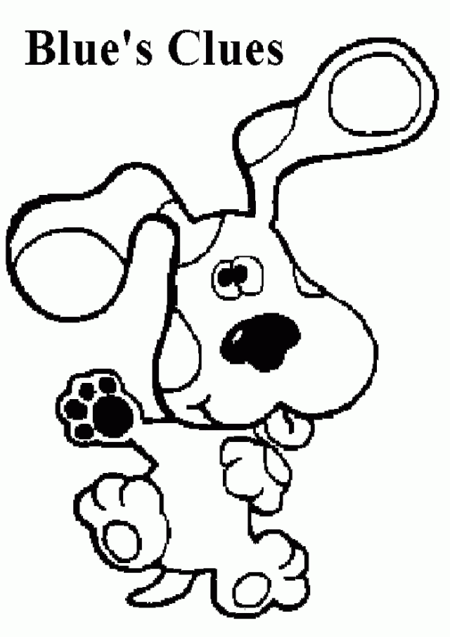 Blues Clues Best Coloring Pages Print Colouring Pages 160887 Blues