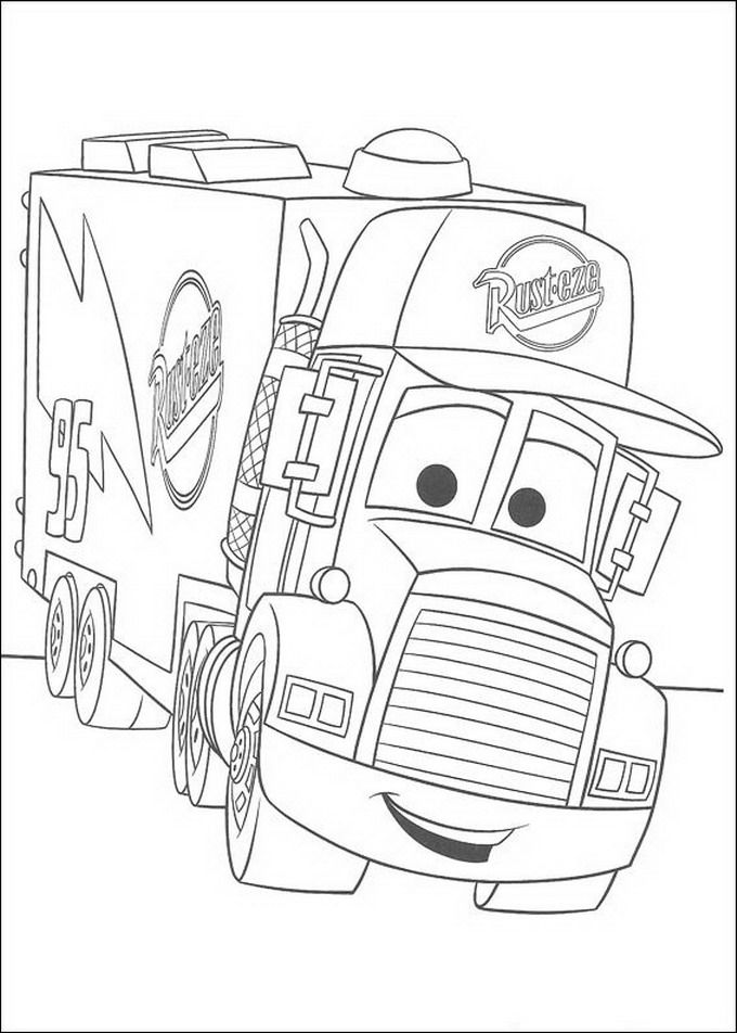Disney Cars Maze coloring page : Coloring Kids – Free Printable