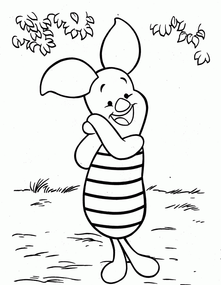 Download Lovely Piglet Pig Coloring Pages To Print Or Print Lovely