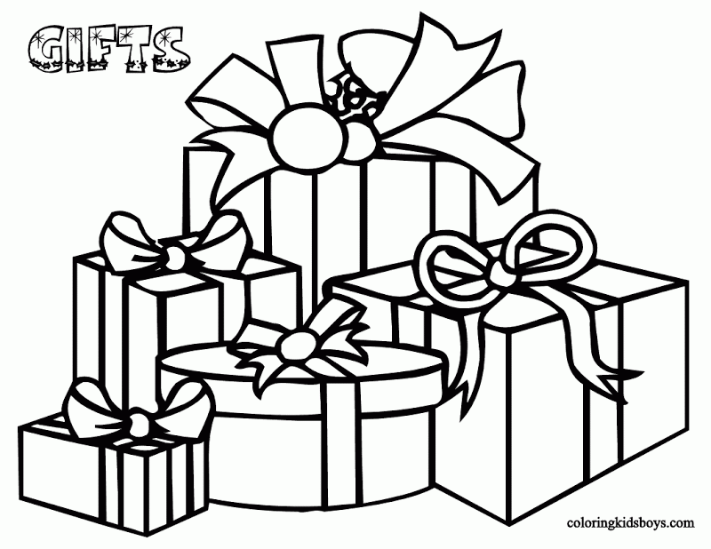 Free Xmas Coloring Pages Printable |