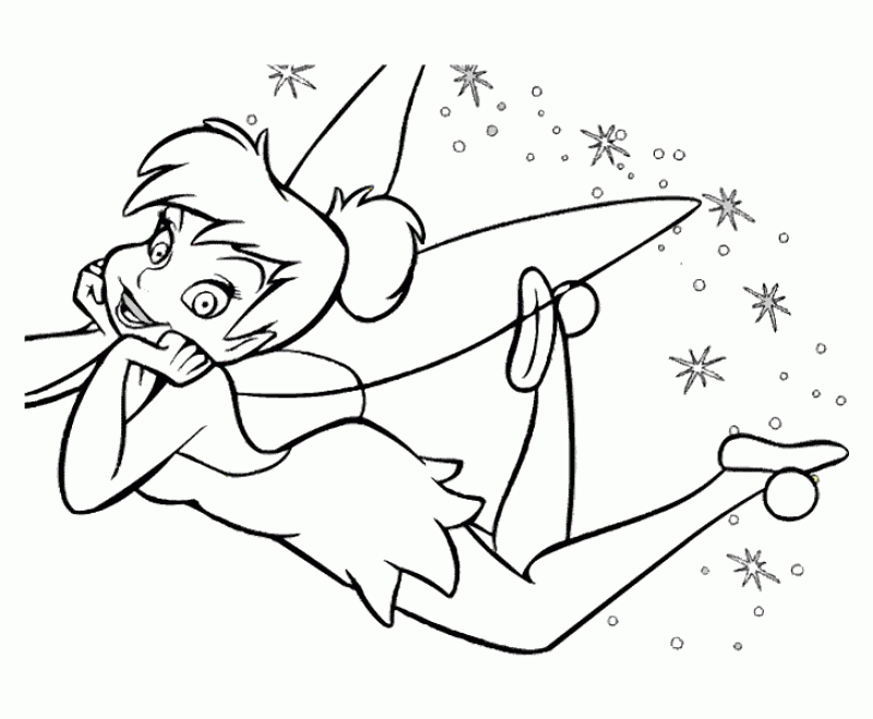 Tinkerbell Coloring Pictures - HD Printable Coloring Pages
