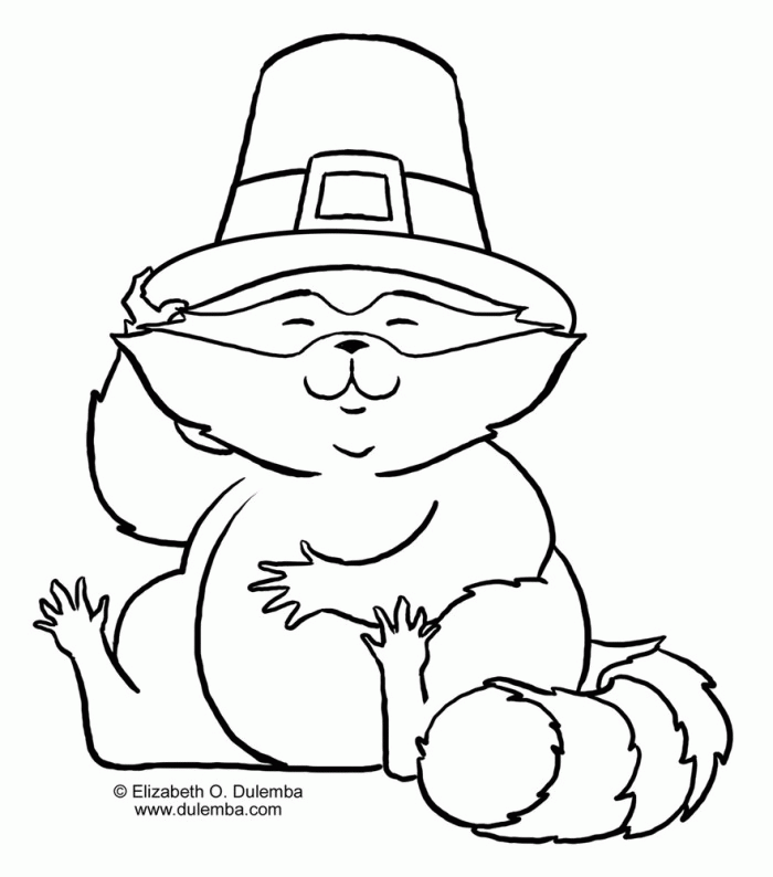 Racoon Coloring Page Kids | 99coloring.com