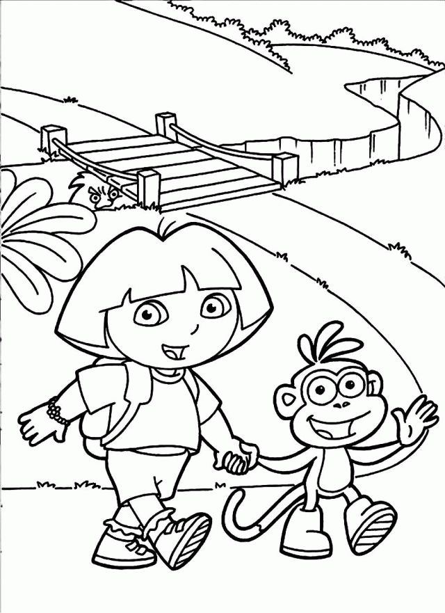 Go Diego Go Coloring Pages Dora And Boots Coloring Pages 180115 Go