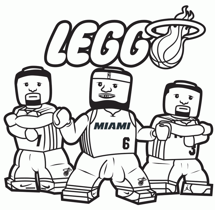 Miami Heat Coloring Pages | Coloring Pages